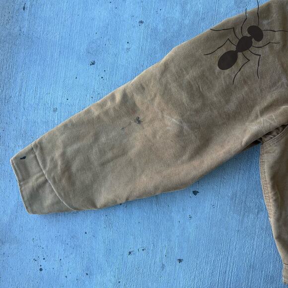 Vintage Y2K Carhartt cropped Detroit style brown work wear jacket - Picture 4 of 11